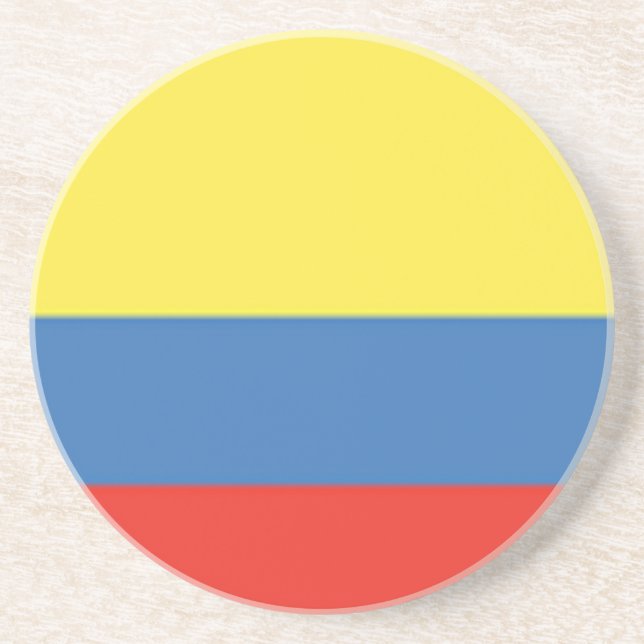 Colombia Flag Coaster (Front)