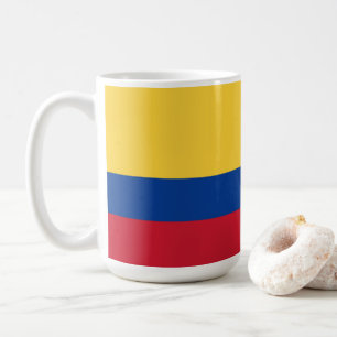Colombia flag coffee mug