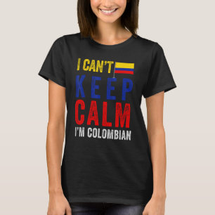 Colombia Flag Colombian Pride Bandera Love Colombi T-Shirt