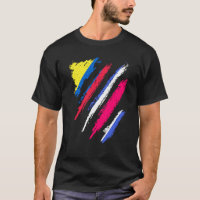 Colombia Flag Costa Rica Grown Patriot Country Str