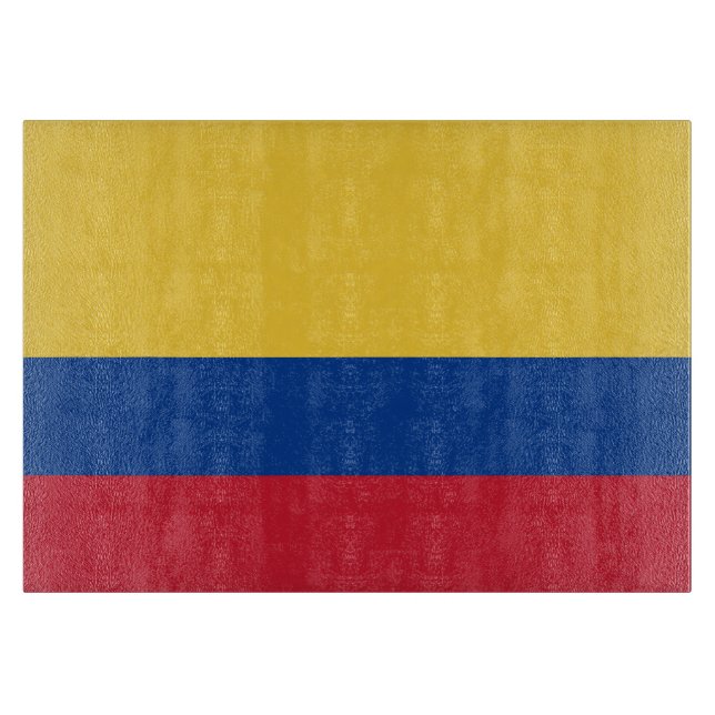 Colombia flag cutting board (Front)