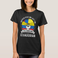 Colombia Flag Ecuador Grown  Humor Citizen Pride