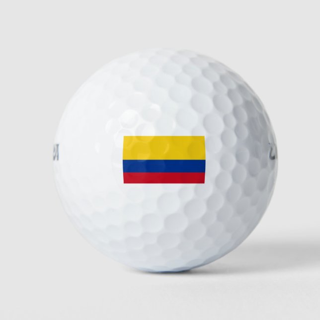 Colombia Flag Golf Balls (Front)