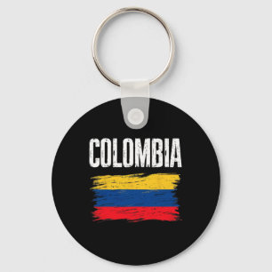 Colombia Flag Jersey Colombian Soccer Team Colombi Keychain