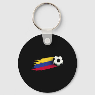 Colombia Flag Jersey Colombian Soccer Team Colombi Keychain