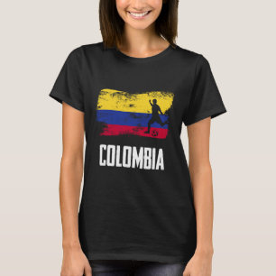 Colombia Flag Jersey Colombian Soccer Team Colombi T-Shirt