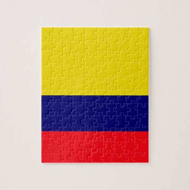 Colombia flag jigsaw puzzle (Vertical)