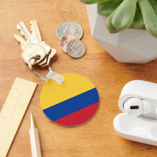 Colombia flag keychain