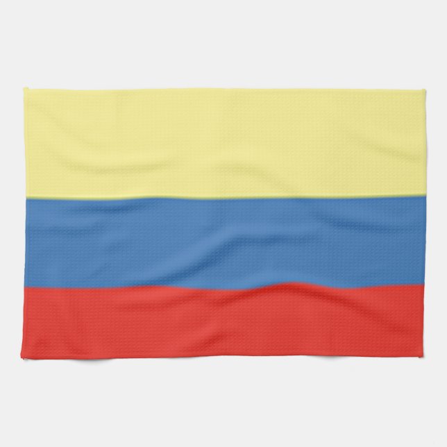 Colombia Flag Kitchen Towel (Horizontal)