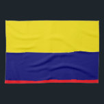 Colombia flag kitchen towel<br><div class="desc">Colombia flag designs</div>