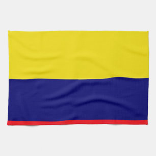 Colombia flag kitchen towel