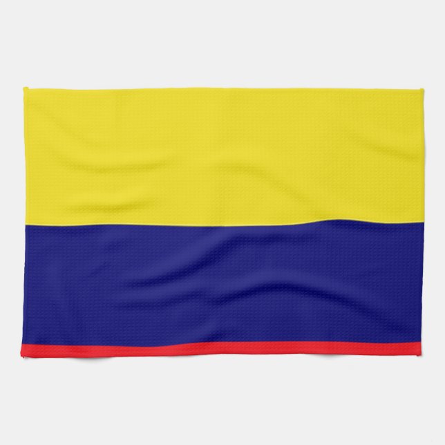 Colombia flag kitchen towel (Horizontal)