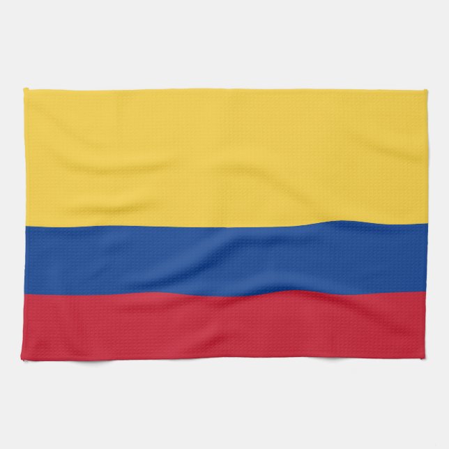 Colombia flag kitchen towel (Horizontal)