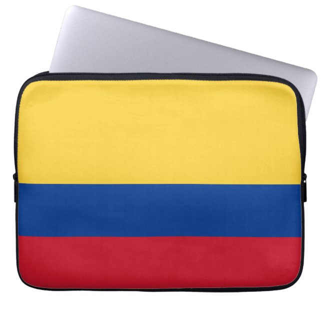 Colombia flag laptop sleeve (Front)