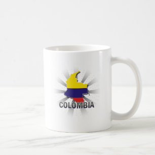 Colombia Flag Map 2.0 Coffee Mug