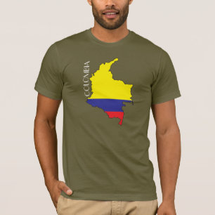 Colombia Flag-Map Shirt