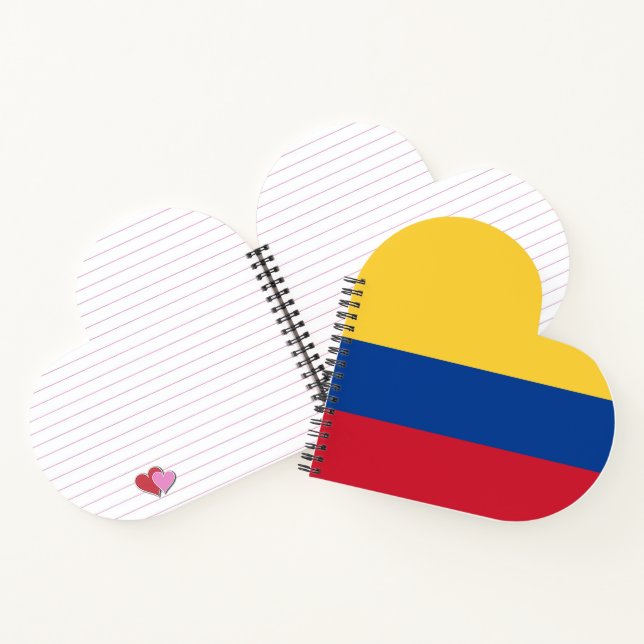 Colombia flag notebook (Inside)
