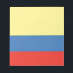 Colombia Flag Notepad<br><div class="desc">support your country</div>