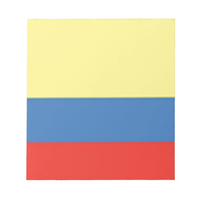 Colombia Flag Notepad (Front)