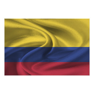 Colombia Flag Photo Print