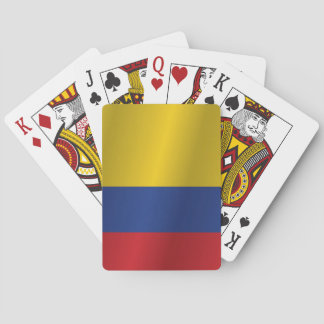 Colombia flag playing cards