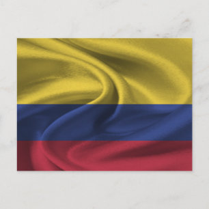 Colombia Flag Postcard