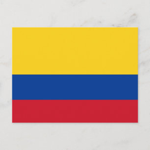 Colombia Flag Postcard