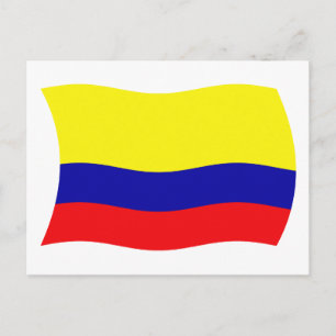 Colombia Flag Postcard