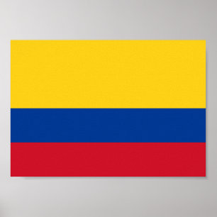 Colombia Flag Poster