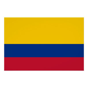 Colombia Flag Poster