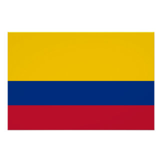 Colombia Flag Poster