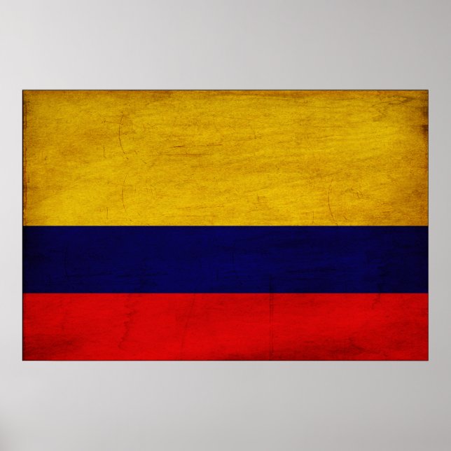 Colombia Flag Poster (Front)