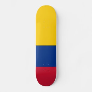 Colombia Flag Skateboard