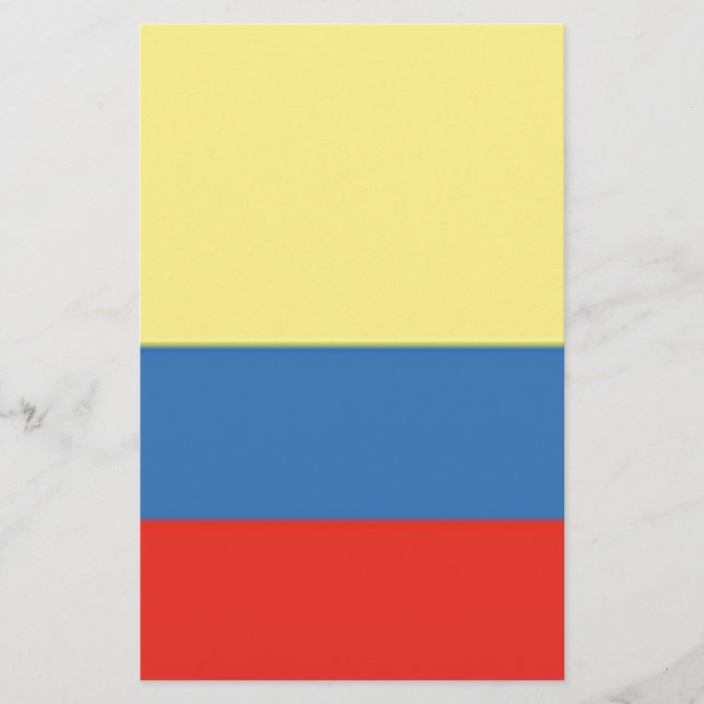 Colombia Flag Stationery (Front)