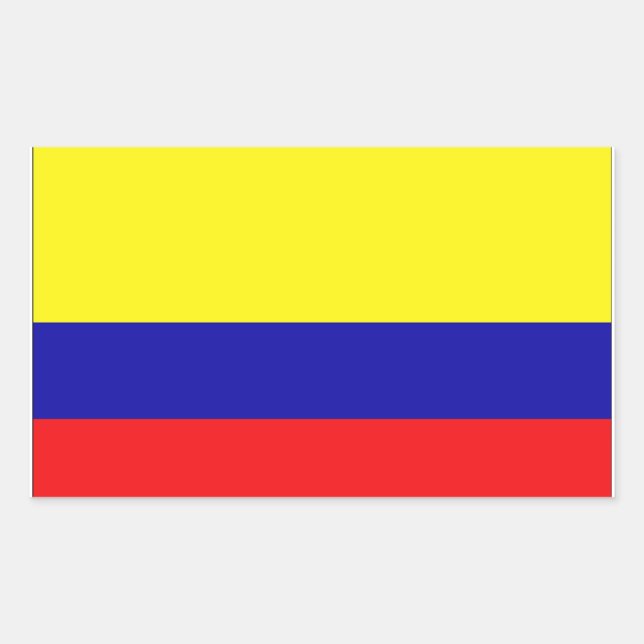Colombia Flag Sticker (Front)