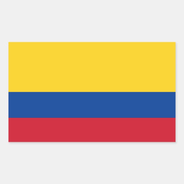 Colombia Flag Sticker (Front)