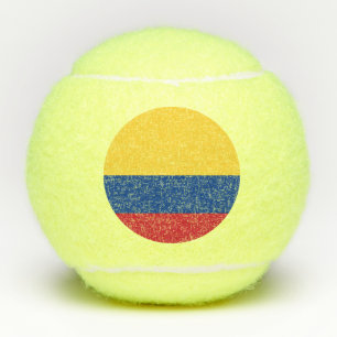 Colombia flag tennis balls