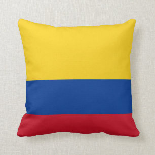 Colombia Flag Throw Pillow