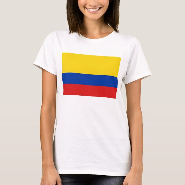 Colombia Flag x Map T-Shirt (Front)