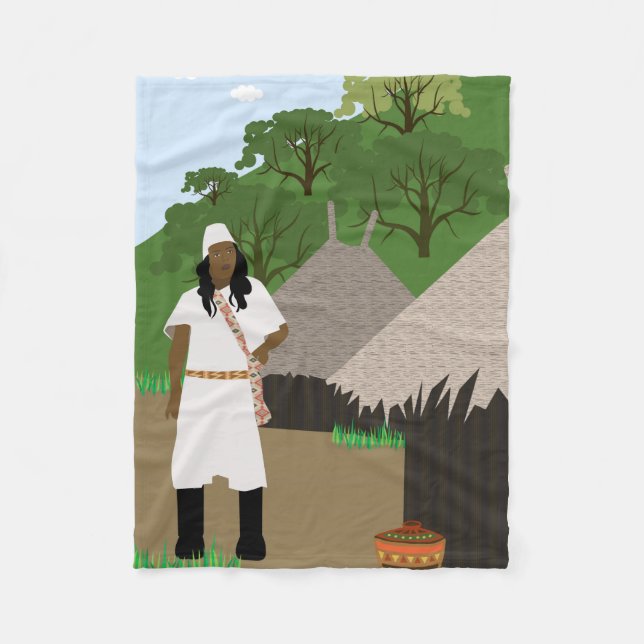 Colombia Fleece Blanket (Front)