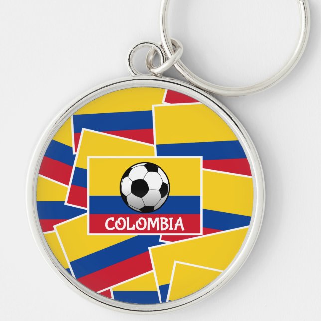 Colombia Football Keychain (Front)