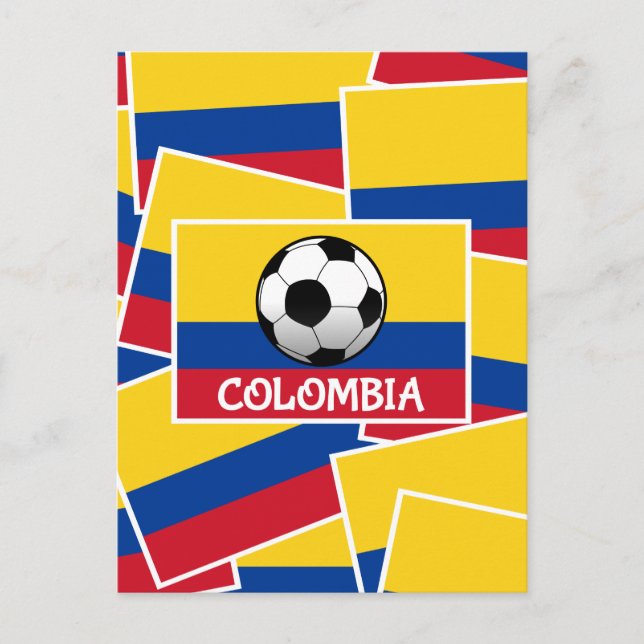 Colombia Football Postcard (Front)