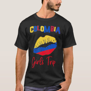 Colombia Girls Trip Vacation Travel Group Matching T-Shirt