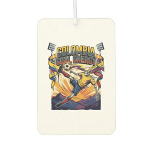 Colombia Goal Energy Skeleton Striker Nations Crea Air Freshener