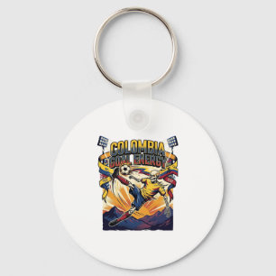 Colombia Goal Energy Skeleton Striker Nations Crea Keychain