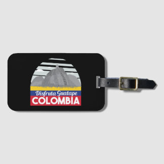 Colombia Guatape Vintage Travel  Luggage Tag