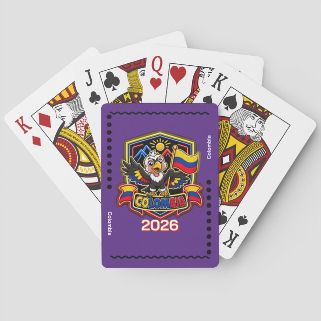 Colombia Kids Playing Cards (Back)
