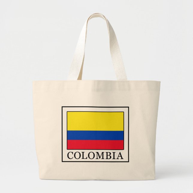 Colombia Large Tote Bag (Front)
