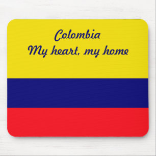 Colombia my heart my home mouse pad