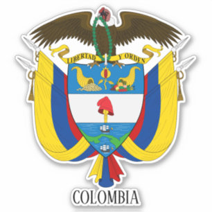 Colombia National Coat Of Arms Patriotic